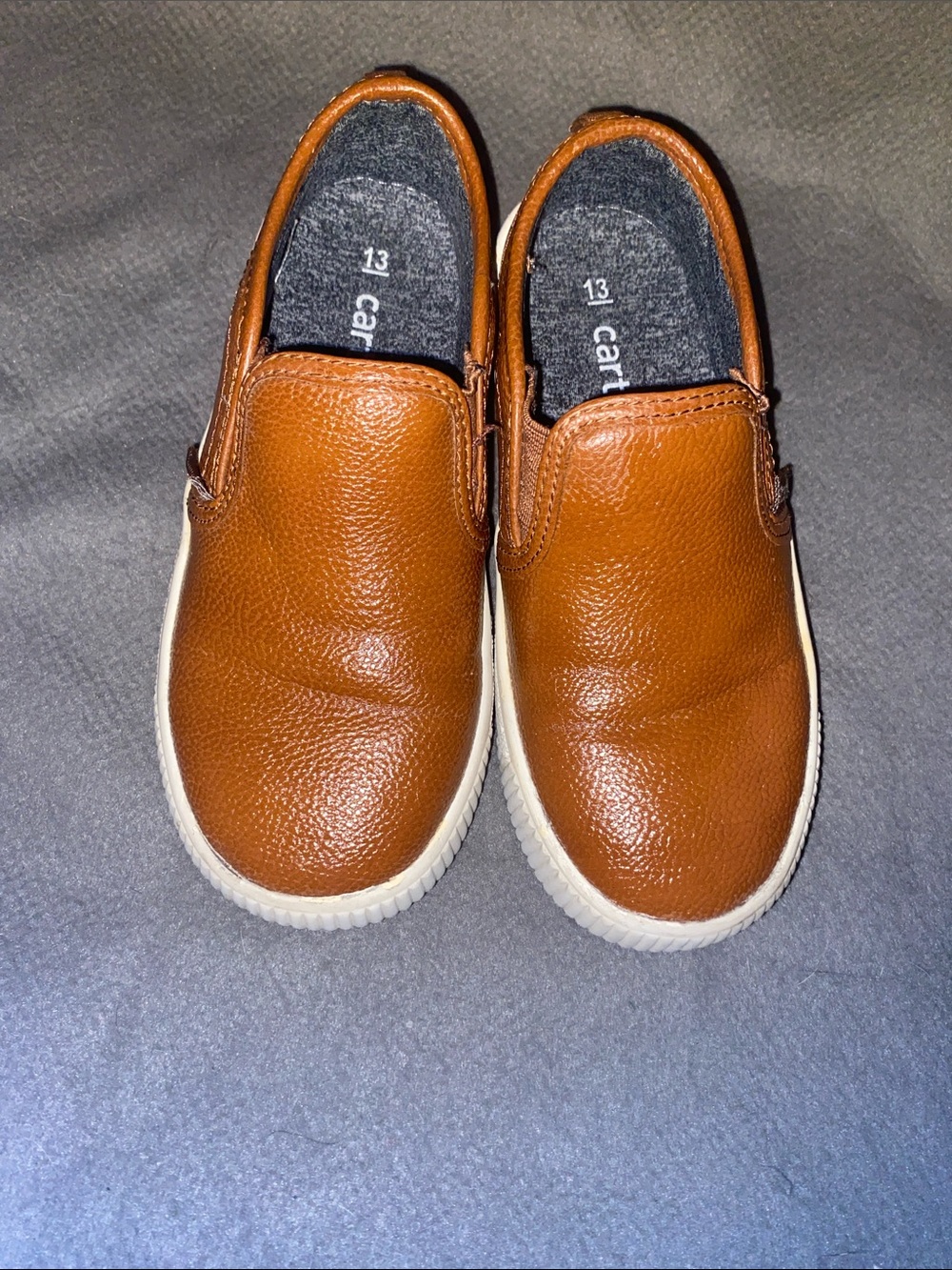 Carter's Toddler Tan Slip-On Moccasins